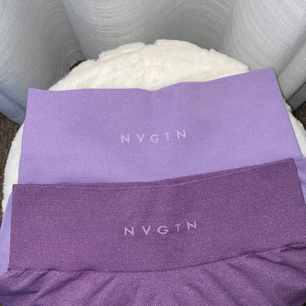 NVGTN LILAC/VIOLET LEGGINGS + SHORTS